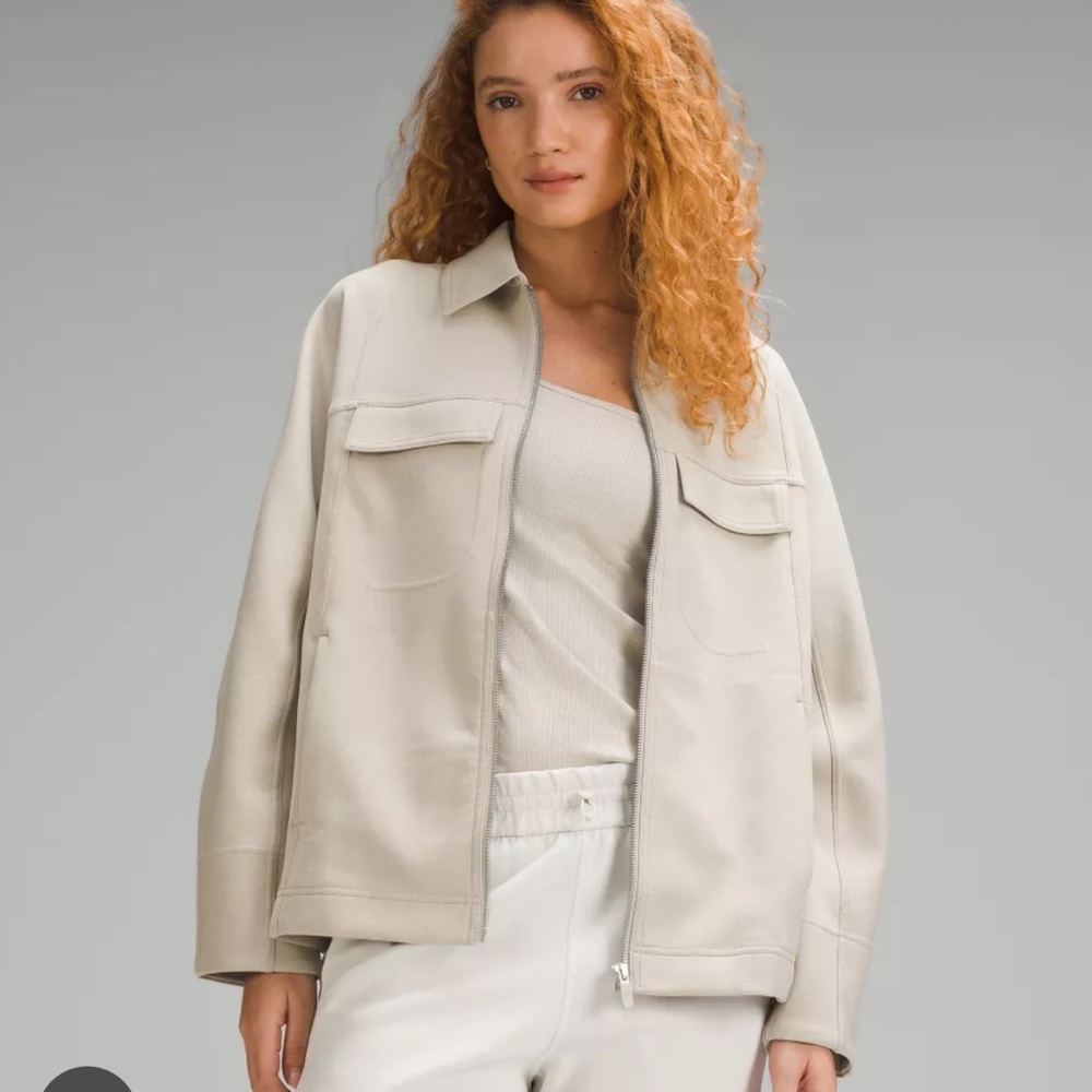 Lululemon Cotton-Blend Double-Knit Full Zip